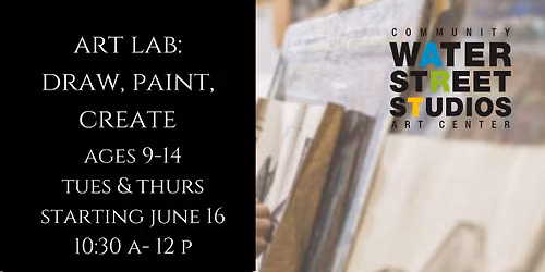 (Kids) ART LAB: Draw, Paint, Create