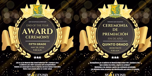 Fifth Grade Award Ceremony | Ceremonia de Premiaci\u00f3n de Quinto Grado