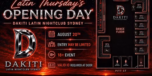Latin Thursday's Opening day | Dakiti Latin Nightclub