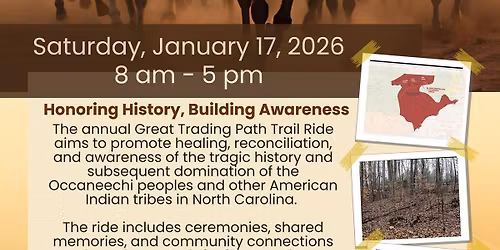 Occaneechi Trading Path Trail Ride 2026