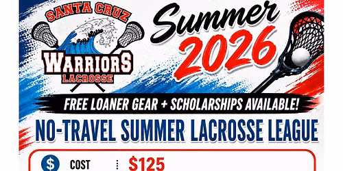 Summer Boys Lacrosse League- 1X a week