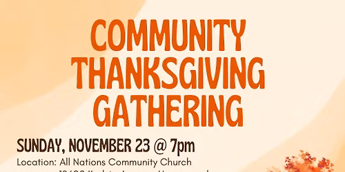 53rd Annual Thanksgiving Gathering