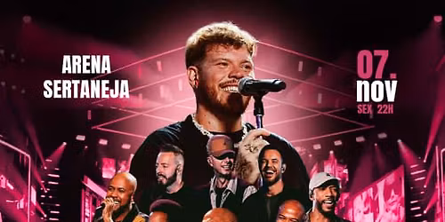 Show do Ferrugem e Turma do Pagode no Arena Sertaneja
