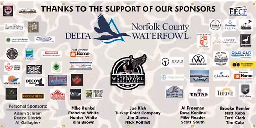 22nd Annual Norfolk County Delta Waterfowl Fundraising Dinner