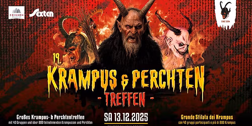 19. Krampus & Perchtentreffen der Bergtoifl Sexten