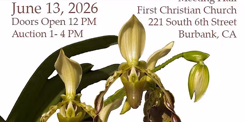 ORCHID AUCTION -- Orchid Society of Southern California