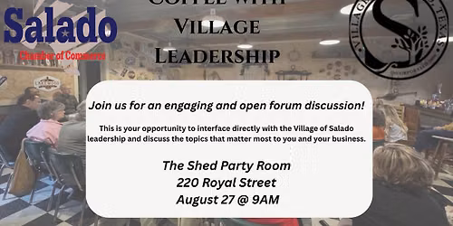 Coffee with Village Leadership