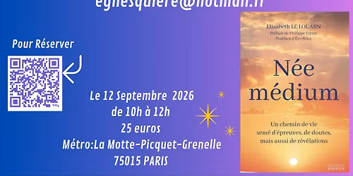 Atelier avec Elisabeth LE LOUARN \u00e0 Paris !!!! 10 places !