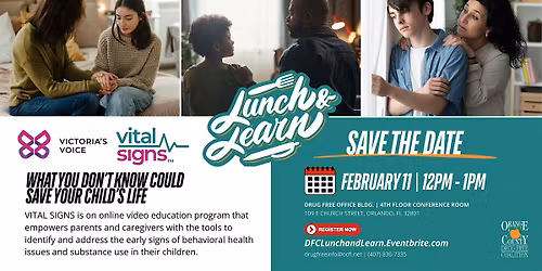 Drug Free Coalition Lunch & Learn Series