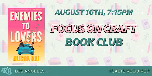 Focus on Craft Book Club - August 2026