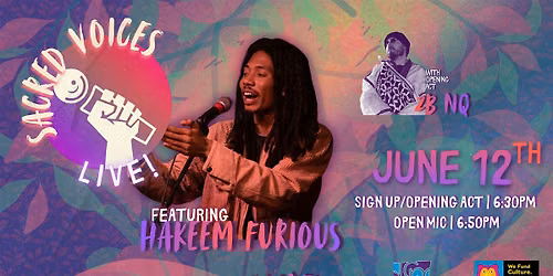 Sacred Voices LIVE! June Open Mic