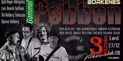 3. Juledag-fest @ Vagabond's MC m\/LIVE Musikk!