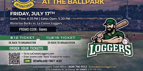\u26be La Crosse Lions Fundraising Night at the Ballpark