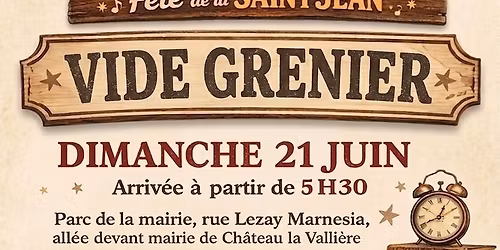 Vide grenier f\u00eate de la St Jean