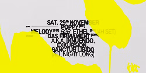 BLUR with Melody b2b Ethel, Das Firmament and Poppy