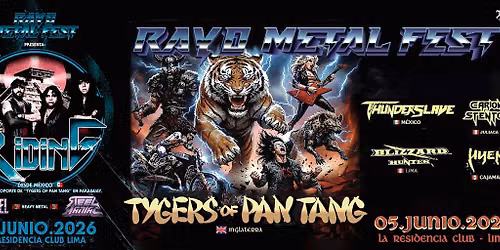 \u26a1\u00a1RAYO METAL FEST 2026: Lima\ud83c\uddf5\ud83c\uddea!\u26a1
