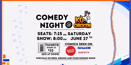 Comedy Night at KO Chicken