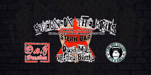 Stern on the Rocks - mit Dead Men on the Bottle, D.o.F Dresden & The Ape Escape