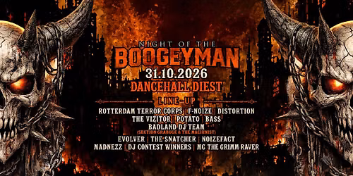31.10.2026 | Hardcore Maniacs presents: Night of the Boogeyman