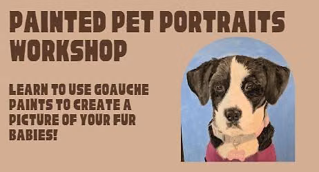 Gouache Painted Pet Portraits Workshop