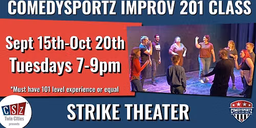 ComedySportz Improv 201 6 week Course 