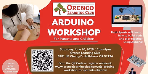 OLC Arduino Workshop For Parents and Children