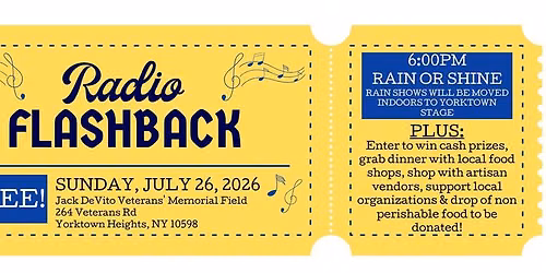 Radio Flashback - Yorktown Lions Club Summer Concert Series