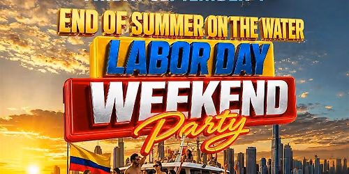 End of Summer on the Water Labor Day Weekend Party NYC | Jewel Yacht NYC