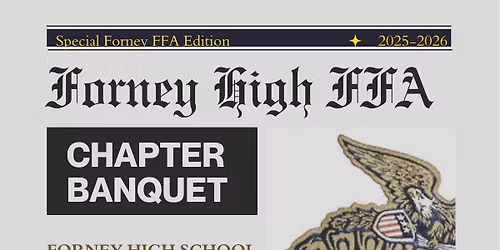 Forney FFA Banquet
