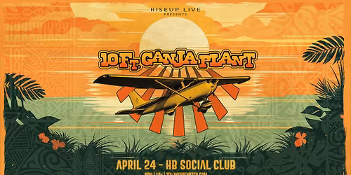 10 Ft. Ganja Plant with Double Tiger at HB Social Club