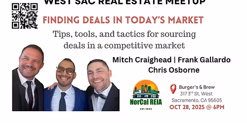 Finding Deals in Today's Market w\/ NorCal REIA - West Sac REI Meetup