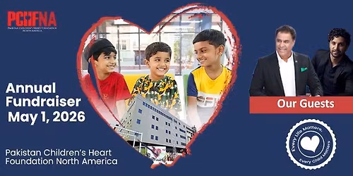 Annual Fundraiser 2026 for PCHFNA - Waqar Younis & Ahad Raza Mir