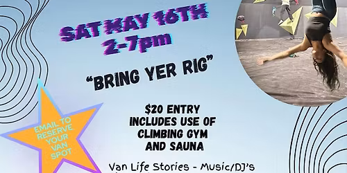 Van Life Fest At Castle Climbing Club