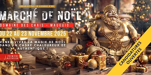 1er March\u00e9 de NOEL au domaine des Grands CHAIS - MAUGUIO 