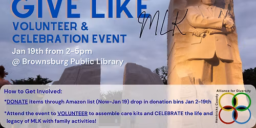 MLK Donation, Volunteer and Celebration Event 2026