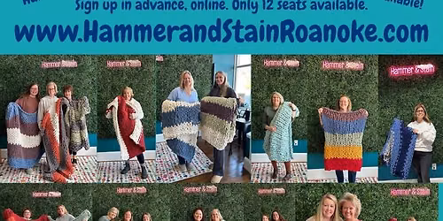 10\/25\/26 (Sunday) Cozy Knit Blanket Experience! 1pm - 4pm