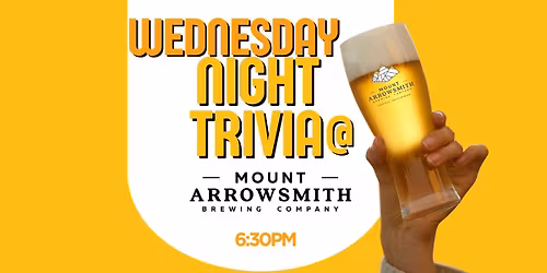 Smarty Pint Wednesdays: Wednesday Night Trivia!