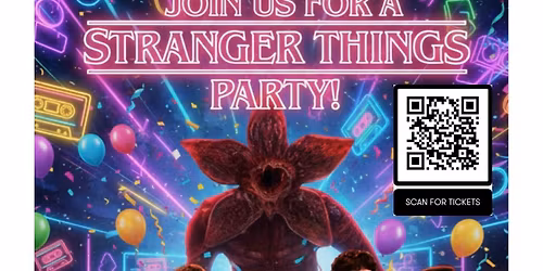 STRANGER THINGS PARTY - 80\u2019s DISCO!