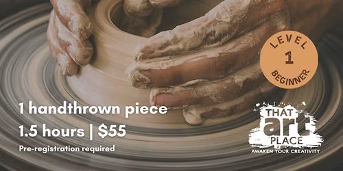 Adult Try the Pottery Wheel workshop