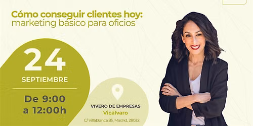 FORMACI\u00d3N I C\u00f3mo conseguir clientes hoy: marketing b\u00e1sico para oficios