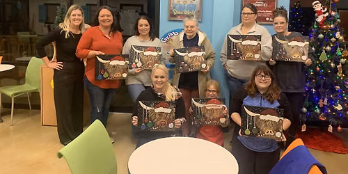 Christmas in July Paint Party at Berry Mangos