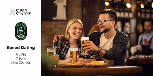 Speed Dating Ages 30s-40s in East Greenwich, RI at Crafted Hope Brewing