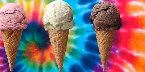 Tie Dye Ice Cream Social