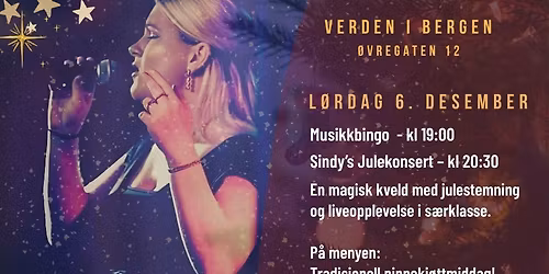 \ud83c\udf1fJulekonsert med Sindy og gjesteartister\ud83c\udf1f 