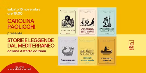 CAROLINA PAOLICCHI presenta la collana "STORIE E LEGGENDE DAL MEDITERRANEO""