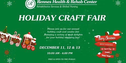 HOLIDAY CRAFT FAIR AT RENNES HEALTH & REHAB CENTER-RHINELANDER