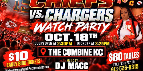 Chiefs vs. Chargers Watch Party
