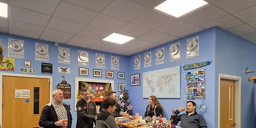 Christmas social - mince pies and good company