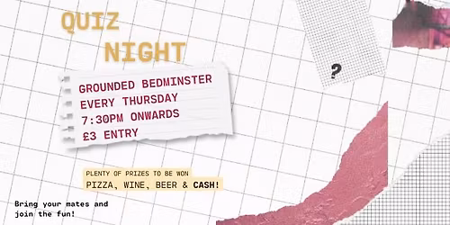 Quiz Night at Grounded Bedminster