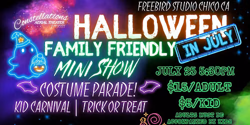 Halloween in July: Family Friendly Mini Show